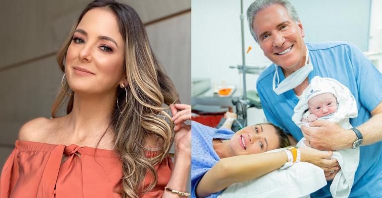Ticiane Pinheiro manda mensagem fofa para Roberto Justus após o nascimento de Vicky