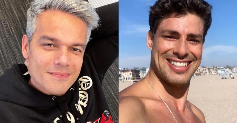 Fazendo piada, Otaviano Costa parabeniza Cauã Reymond: ”Que homem!”