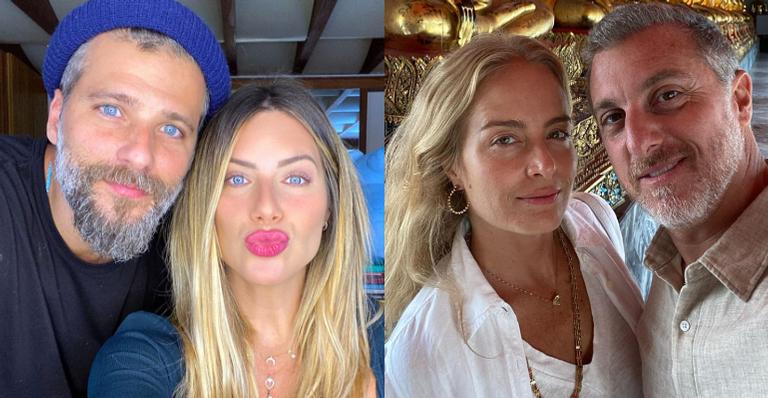 Gio Ewbank e Bruno Gagliasso fazem desafio de casal com Luciano Huck e Angélica