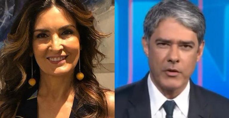 Fátima Bernardes elogia William Bonner em papo com Pedro Bial: ”Bela entrevista”