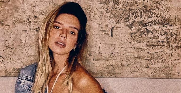 Giovanna Lancellotti relembra passeio em cachoeira: ”Saudade desse arrepio na pele”