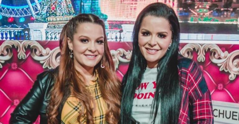 Maiara e Maraísa compartilham clique conhecendo Léo, filho de Marília Mendonça: ”Obra de arte”