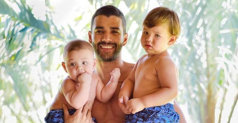 Gusttavo Lima ensina filho a soltar pipa e explode o fofurômetro na web