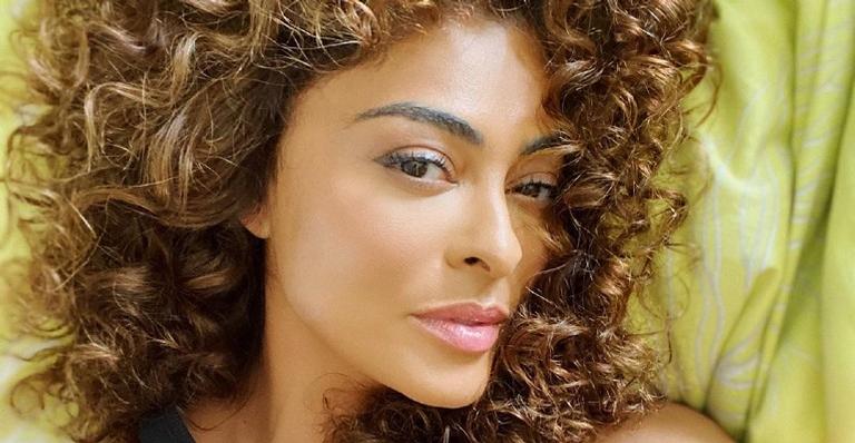 Juliana Paes publica foto deslumbrante com os cabelos naturais: ”Liberte seus cachos”