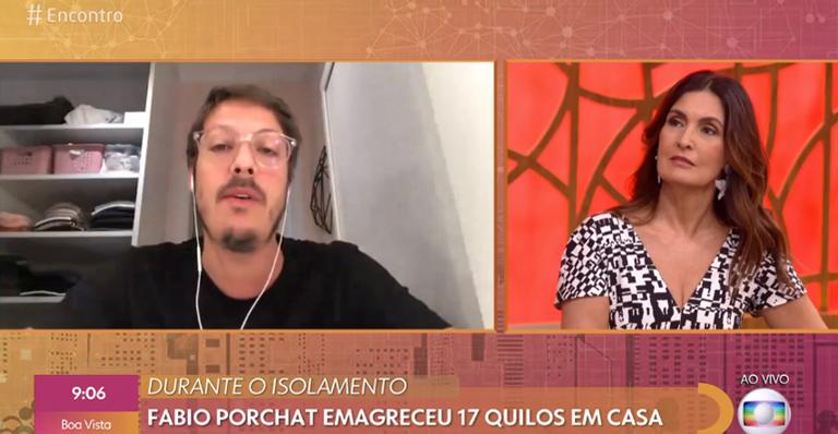 Fábio Porchat emagrece 17 kg na quarentena: ”Comecei devagarinho”
