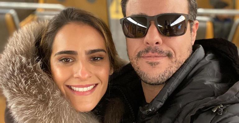 Lembrando viagem em casal, Joaquim Lopes se declara à Marcella Fogaça: ”Minha companheira de vida”