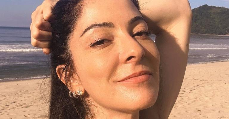 Ana Paula Padrão posta foto rara ao lado de namorado e fala sobre quarentena