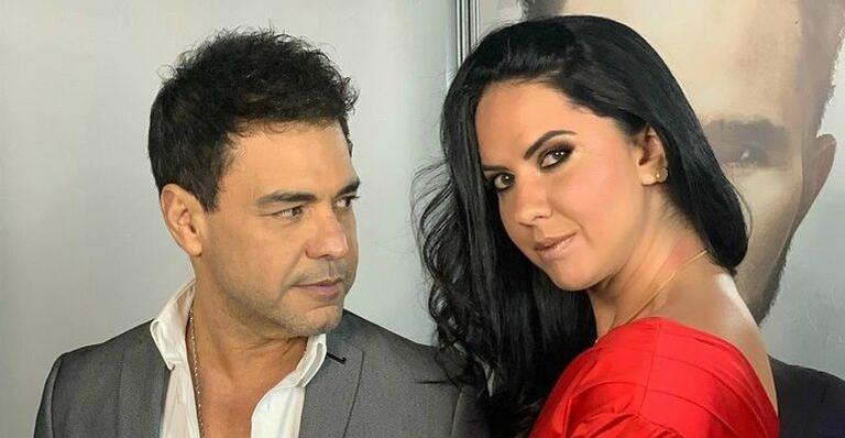 Graciele Lacerda surge com o rosto muito vermelho em selfie com Zezé e intriga
