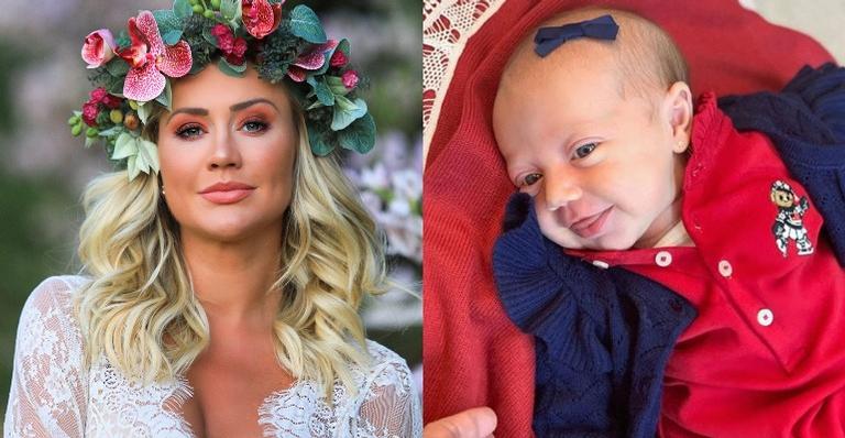 Ana Paula Siebert se derrete por sorrisão da filha e encanta demais a web: ”Mais fofo do dia”