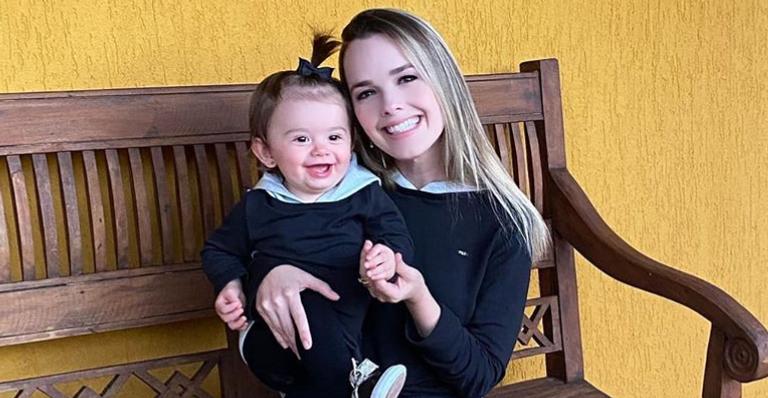 Thaeme Mariôto publica clique encantador de Liz e se derrete: ”O sorriso que move a minha vida…”
