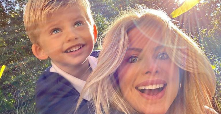 Filho de Karina Bacchi impressiona web com travessura: ”Ama uma aventura”