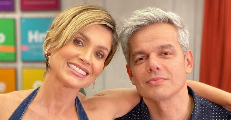 Flávia Alessandra corta o cabelo de Otaviano Costa e internautas aprovam: ”Seu novo talento”