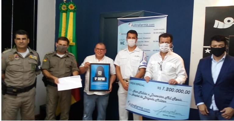 Sidney Oliveira e parceiros da indústria farmacêutica doam R$ 1,2 milhão ao Hospital da Brigada