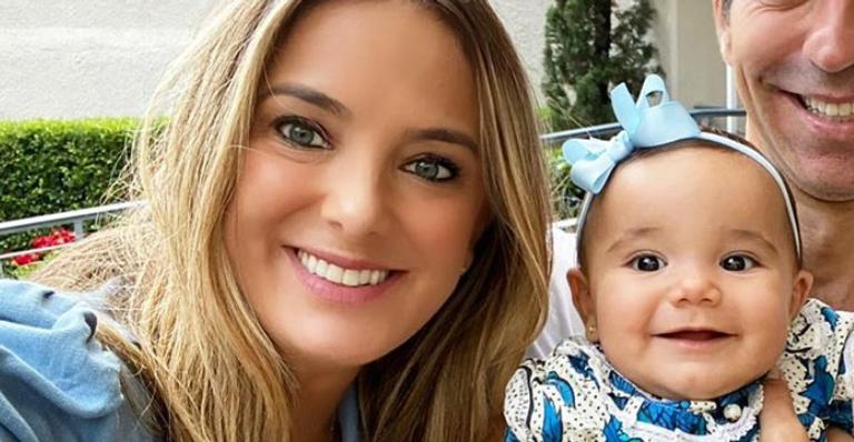Ticiane Pinheiro celebra 11 meses de Manu com clique fofo: ”Como passou rápido!”