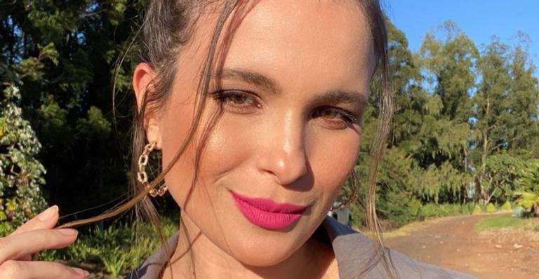 Aos 6 meses, Kamilla Salgado mostra evolução da gravidez: ”Minha barriga está crescendo”