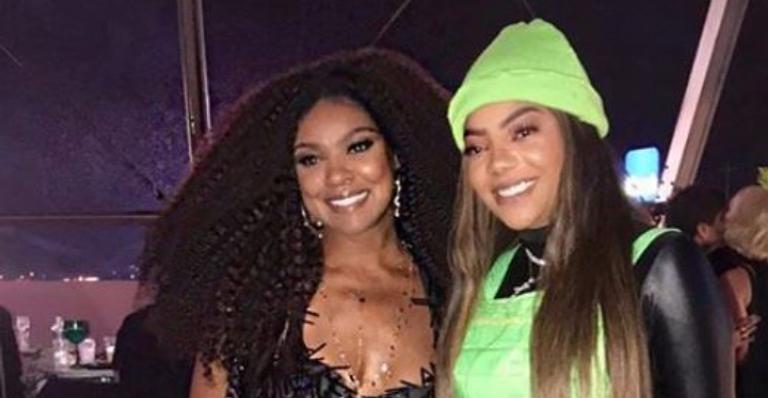 Após ataques racistas, Cris Vianna manda mensagem de apoio para Ludmilla: ”Talentosa, amiga”