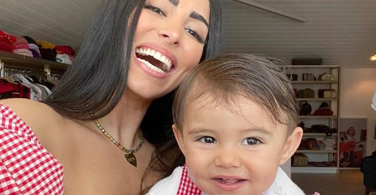 Jade Seba explode o fofurômetro com foto de Zion posando só de fralda e se derrete: ”Perfeito”