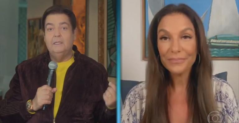 Faustão elogia Ivete Sangalo e manda indireta: ”Não perde tempo com essas briguinhas bestas”