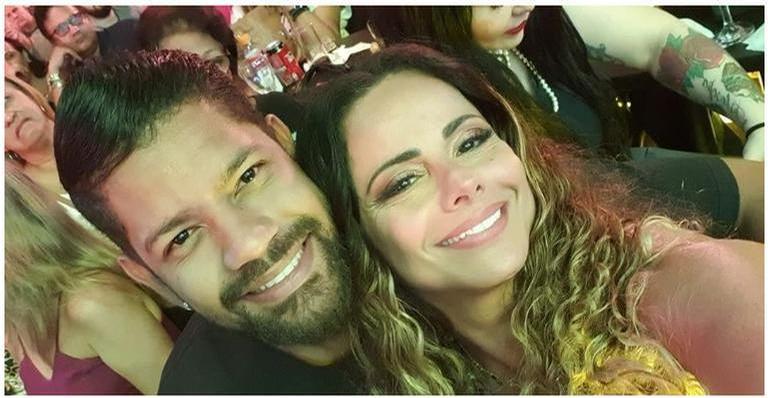 Viviane Araújo posta cliques com o namorado e se declara: ”Com ele tudo fica melhor”