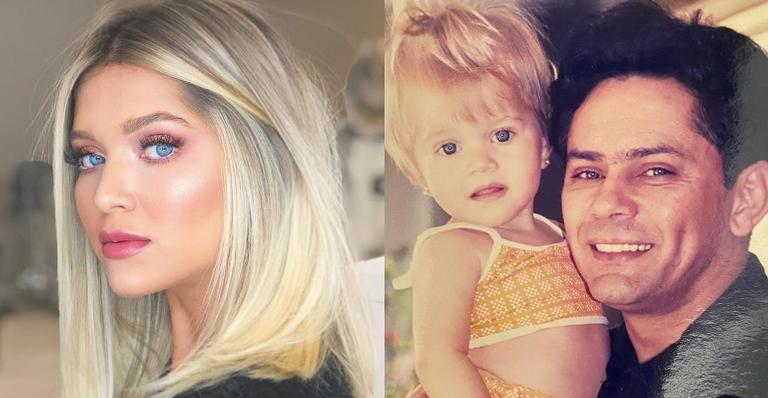 Filha do cantor Leandro relembra clique com o pai 22 anos após sua morte: ”Amor imortal”