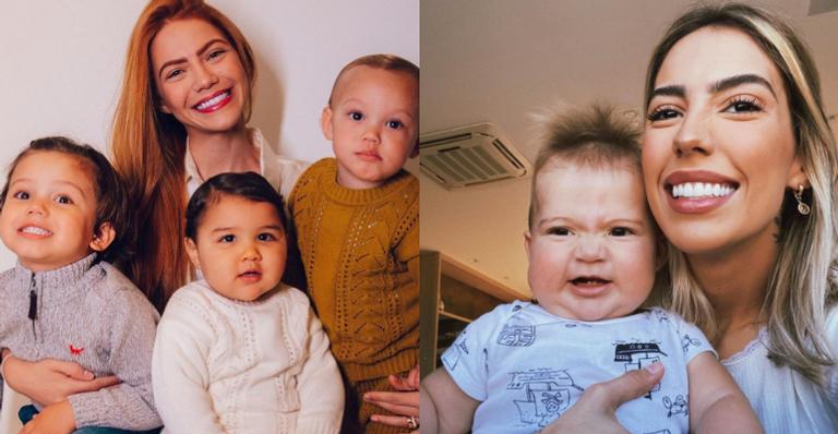 Sarah Poncio registra momento fofo dos filhos com o primo, Davi, e encanta a web