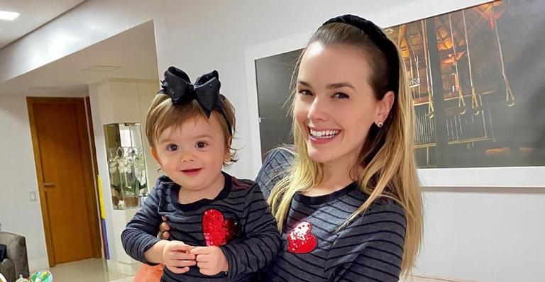 Thaeme se declara ao relembrar clique com a filha, Liz: ”Te amarei com tudo de mim”