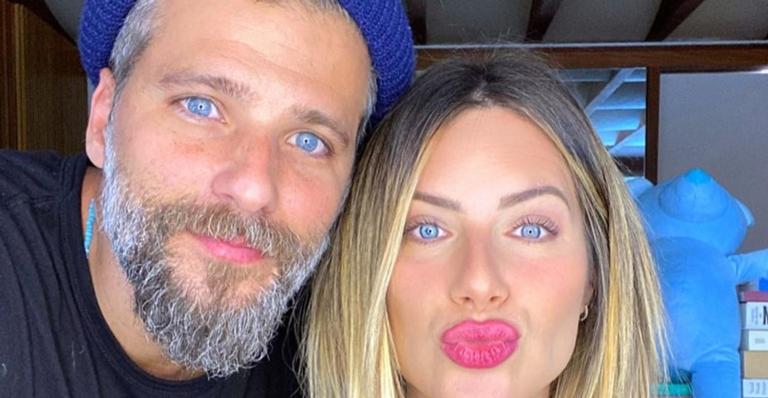 Bruno Gagliasso se derrete por Giovanna Ewbank na reta final da gravidez: ”Ainda mais linda!”