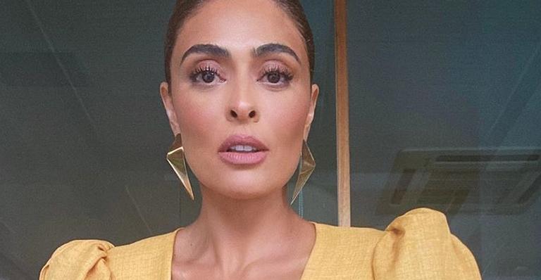 Juliana Paes surge poderosa ao abusar de fenda e deixar pernões em evidência: ”Deslumbrante”