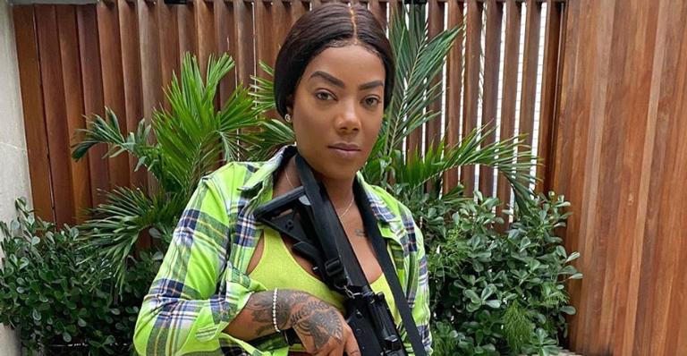 Ludmilla treina para o seu papel na série ‘Arcanjo Renegado’: ”Cabo Diana em construção”