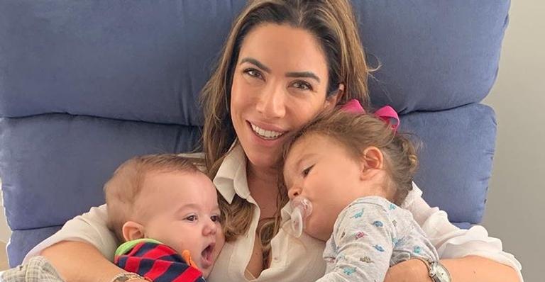 Patricia Abravanel divide momento divertido com os filhos: ”Já não sei mais o que inventar”