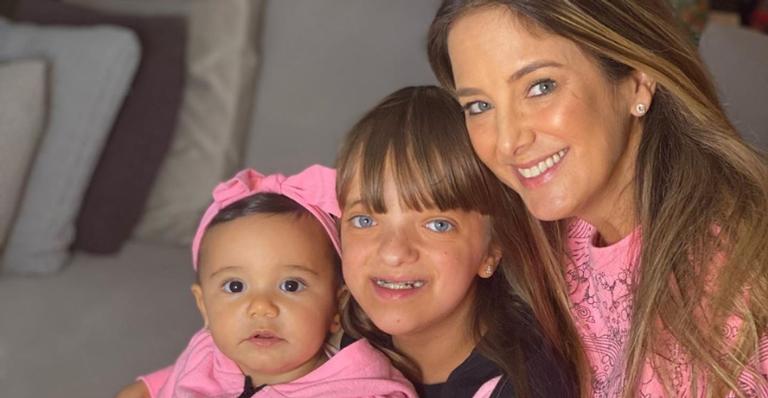 Manu e Rafa, filhas de Ticiane Pinheiro, explodem o fofurômetro em novo clique: ”Amor de irmãs”