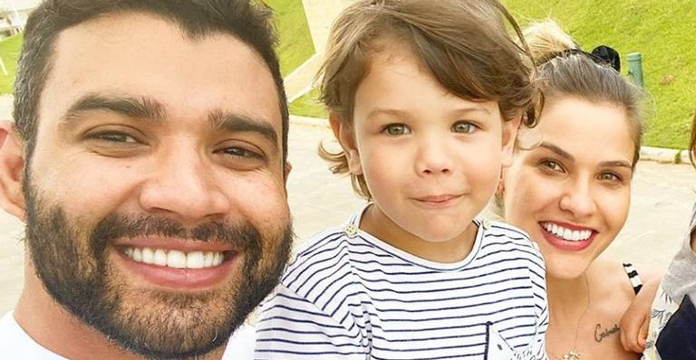 Andressa Suita e Gusttavo Lima comemoram o aniversário de três anos de seu filho primogênito
