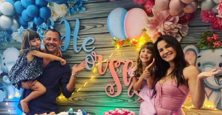 Kyra Gracie e Malvino Salvador revelam sexo do terceiro filho: ”Estamos muito felizes”