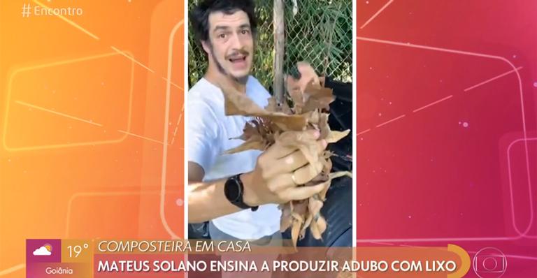 Mateus Solano ensina os filhos a cuidarem da natureza: ”Mundo que queremos’