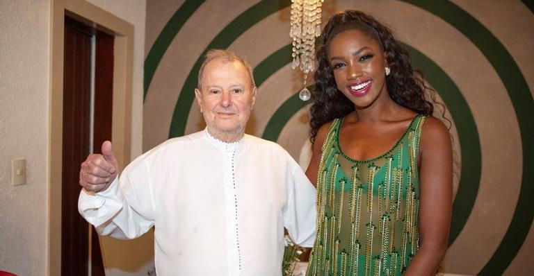 Iza lamenta a morte de Luizinho Drumond: ”A história do carnaval perde uma estrela”