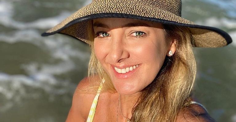 Ticiane Pinheiro posta sequência de cliques com luz arco-íris: ”Conexão com a energia da natureza”
