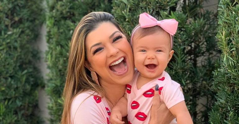 Amanda Françozo posta cliques fofíssimos da filha, Vitória, e explode o fofurômetro