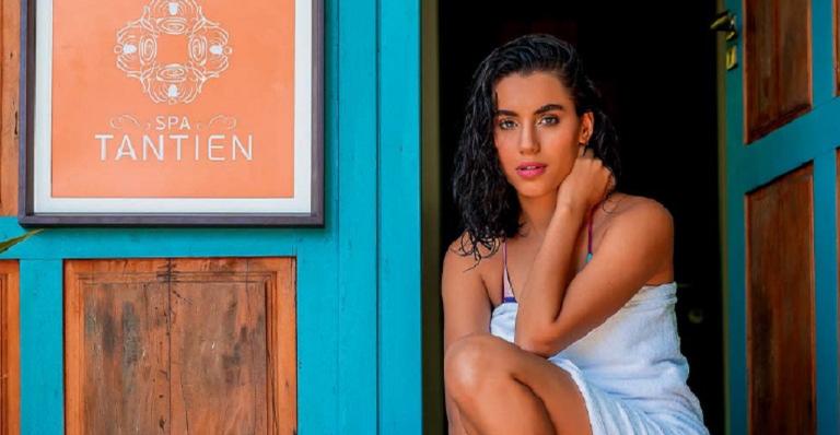 A doce Giovanna Coimbra na Ilha