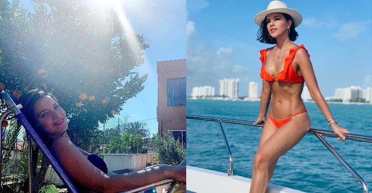 Nathalia Dill surge ao lado de Mariana Rios em clique antigo: ”Logo estarão barrigudas!”