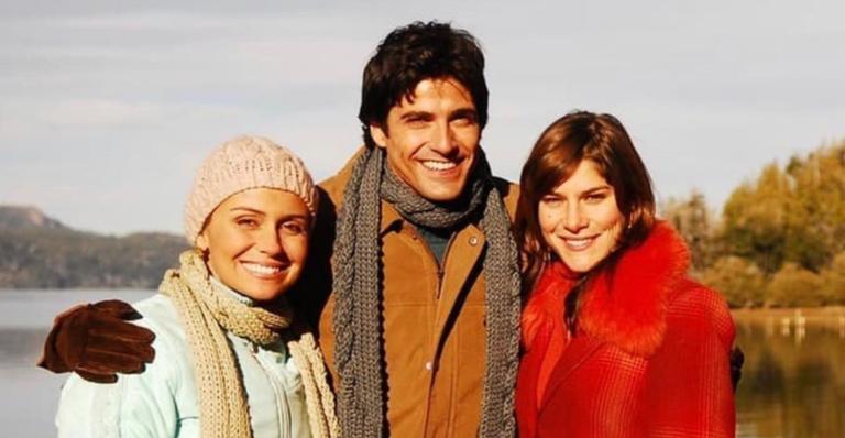 Com Giovanna Antonelli e Priscila Fantin, Reynaldo Gianecchini lembra bastidores de ‘Sete Pecados’