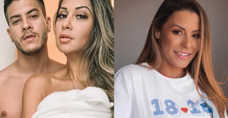 Mayra Cardi expõe conversas provando traição de Arthur Aguiar com Arícia Silva