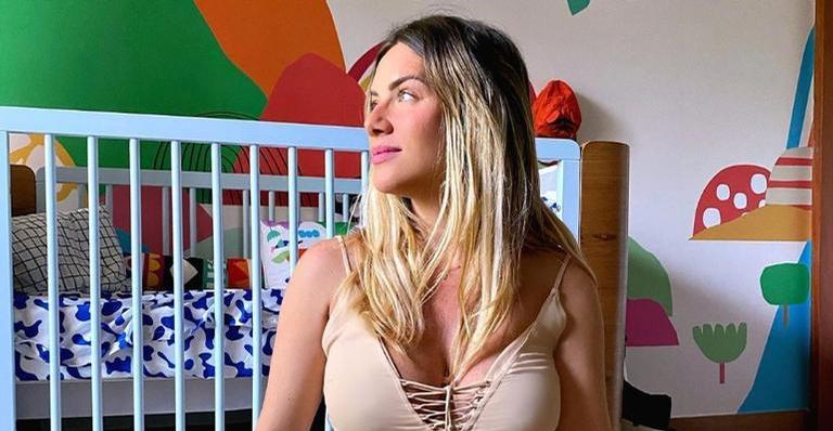 Com 38 semanas, Giovanna Ewbank exibe o barrigão e encanta web: ”Radiante”