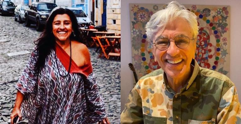 Regina Casé relembra apresentação de Caetano Veloso e Cazuza: ”Saudade disso tudo”