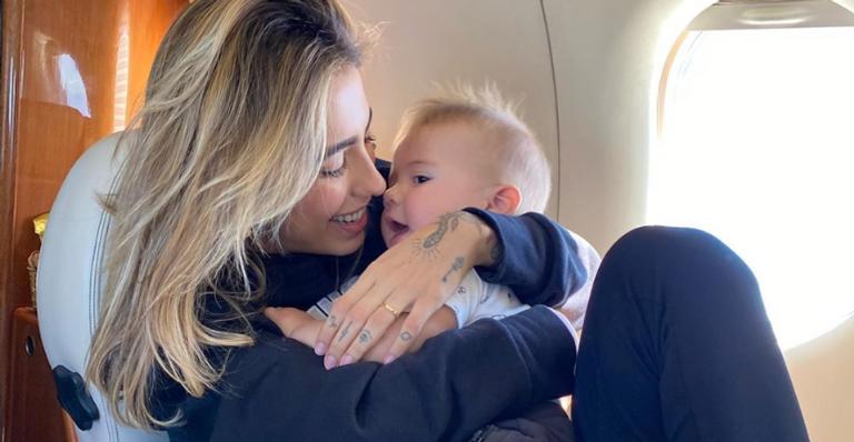Gabi Brandt exibe primeiros passos do filho e encanta web: ”Que vídeo mais gostoso”
