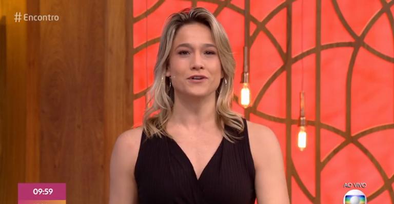 Fernanda Gentil estreia no Encontro e fala sobre carreira: ”Felicidade”
