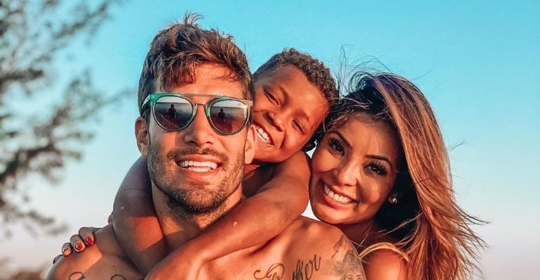 Gui Leonel, noivo de Carol Nakamura, rebate seguidor que chamou seu filho de ‘favelado’