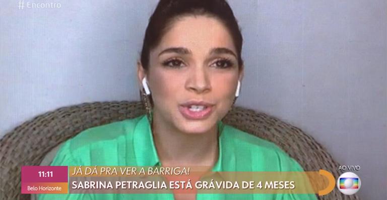 Sabrina Petraglia fala sobre segunda gravidez: ”Muita alegria”
