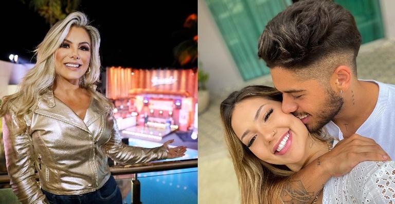 Poliana Rocha, esposa de Leonardo, manda recado fofo para a namorada de Zé Felipe