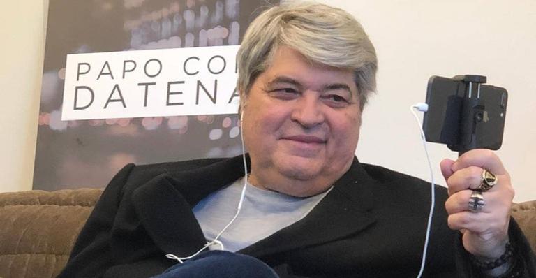 Emocionado, Datena abandona entrevista após saber da morte da sogra: ”Momento difícil”