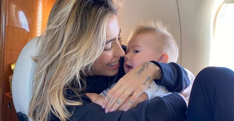 Gabi Brandt atualiza as definições de fofura com vídeo de Davi fazendo gracinha
